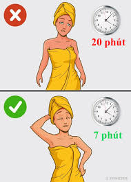 Không nên tắm quá lâu