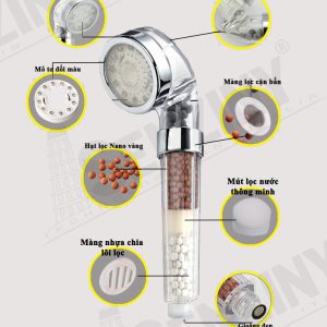 Alternative view of Vòi hoa sen tăng áp lọc nước Mix Love