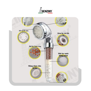 Vòi sen tăng áp lọc nước Mix Love