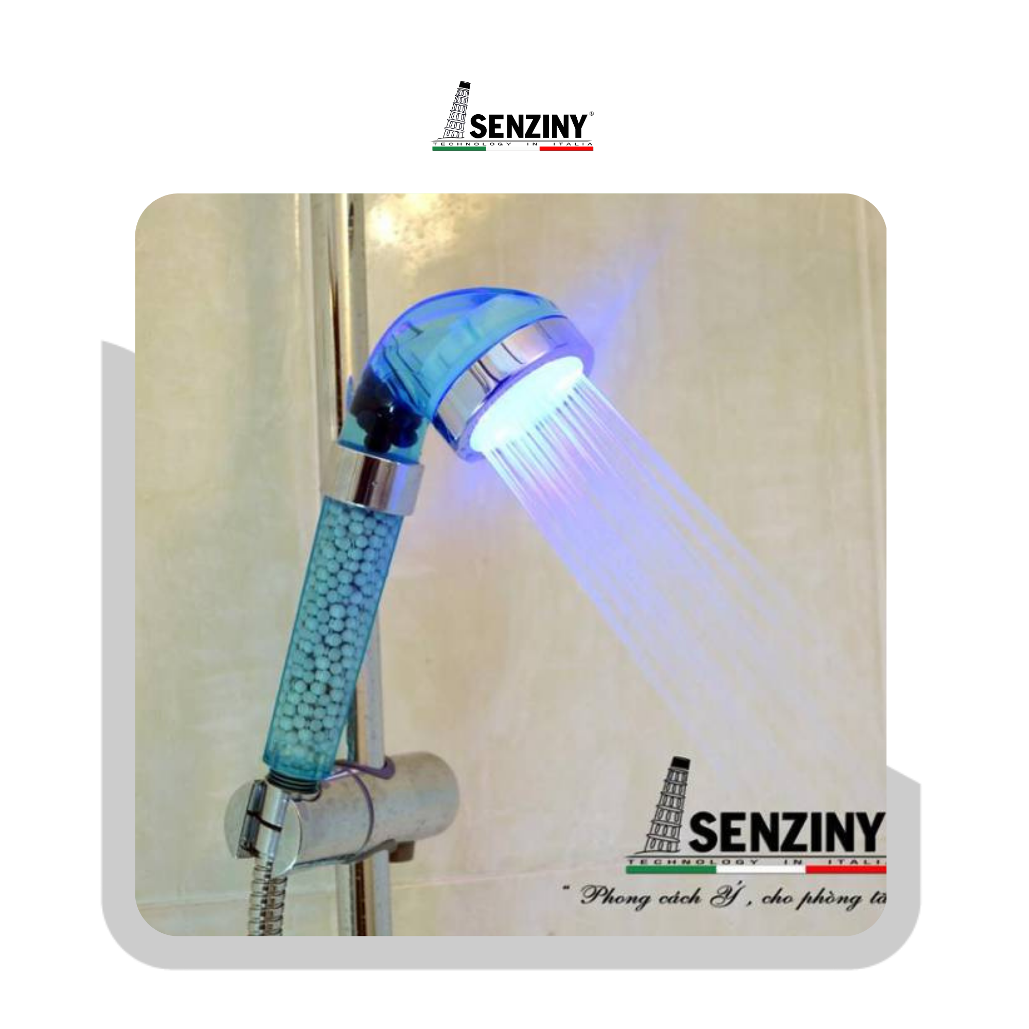 Valentine 2026: Vòi Sen Tăng Áp Đổi Màu Biến Phòng Tắm Thành Thiên Đường Tình Yêu Với Công Nghệ Ánh Sáng 5 Vòi sen tăng áp đổi màu