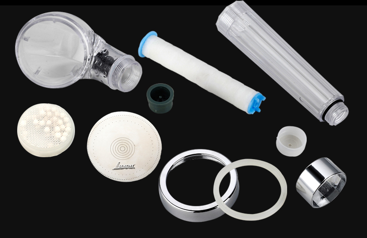 Các bộ phận tạo nên 1 chiếc vòi sen tăng áp Senziny