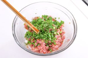 Nhân thịt cho món ăn