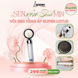 Vòi sen tăng áp Super Lotus