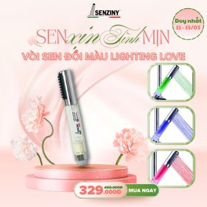 Vòi sen đổi màu Lighting Love