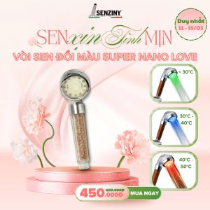 Vòi sen đổi màu Super Nano Love